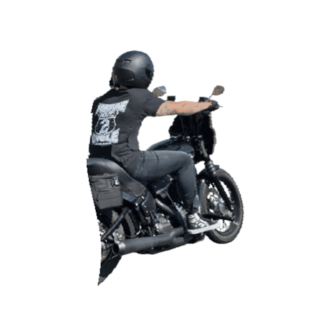 BartelsHarley giphygifmaker motorcycle harley stoked Sticker