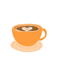 Coffee Heart Sticker by grousseta