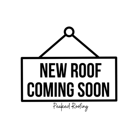 Roof Sticker by Peaked Roofing