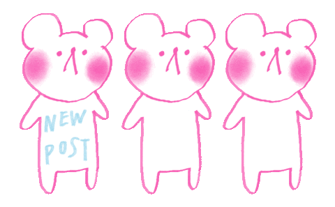 New Post Bear Sticker