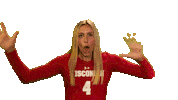Celebrate Wisconsin Volleyball Sticker by Wisconsin Badgers