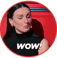 Wow Sticker by The Voice of Italy