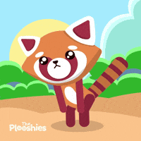 Red Panda Dancing GIF by The Plooshies