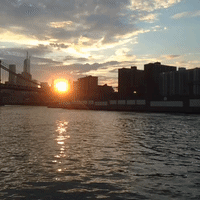 manhattan sunset GIF by emibob
