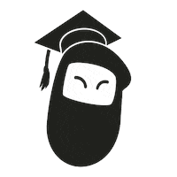 Graduation Ninja Sticker by ninjamarketing