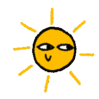 schmamelie sun sonne soleil Sticker