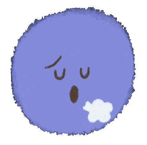 Tired Mood Sticker