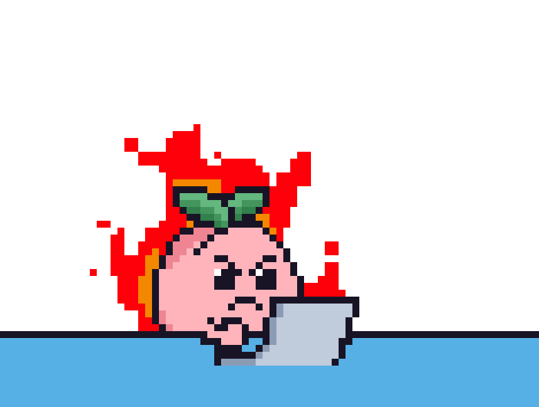 Angry Wake Up Sticker by Potatozzz by 9GAG