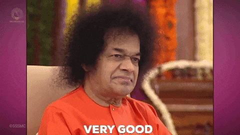 Well Done Good Job GIF by Sai Young Messengers