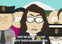 police officer explaining GIF by South Park 
