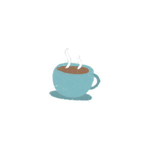 cherryspxlls giphyupload heart coffee flower Sticker