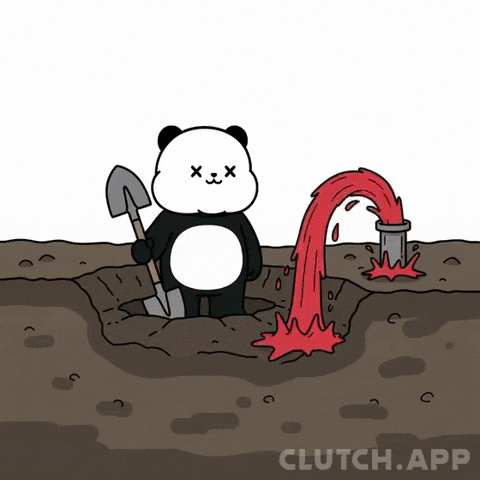 Digging Oil Spill GIF by Kanpai Pandas