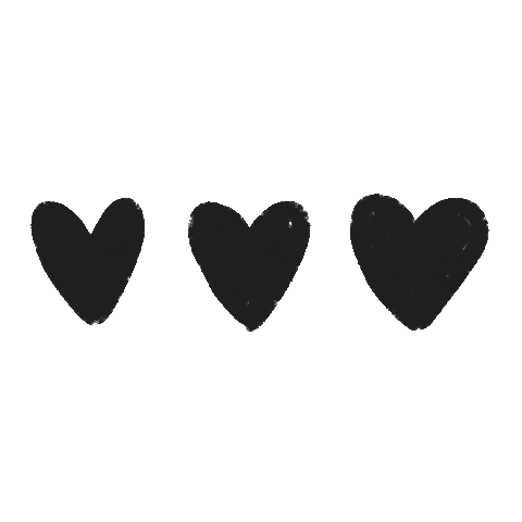 Blue Hearts Love Sticker