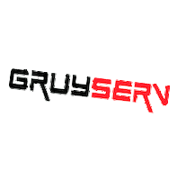 gruyserv logo gruyserv Sticker