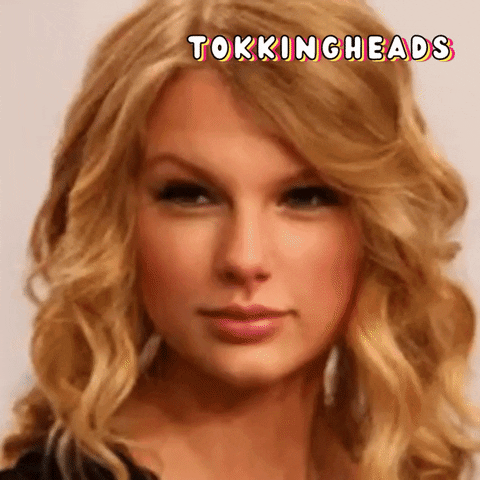 Taylor Swift Reaction GIF by Tokkingheads