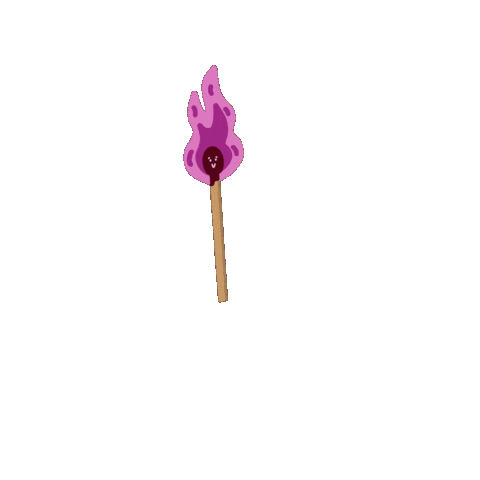 Illustration Burn Sticker