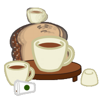 Coffee Shake Sticker by Tasty Toastys