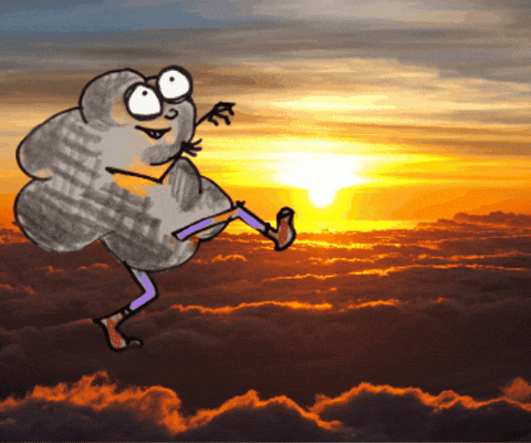 Hang In There Sunset GIF