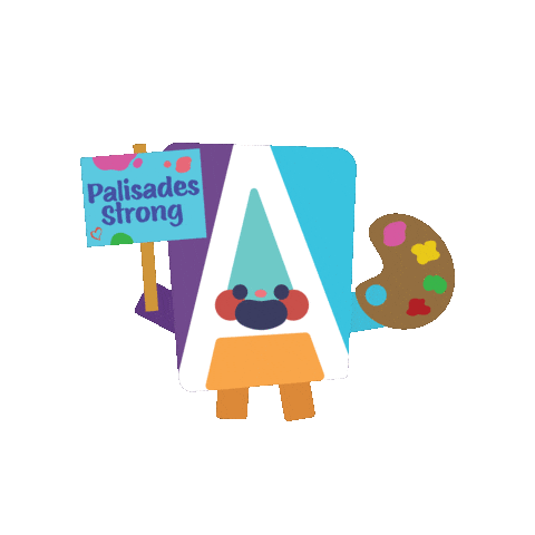 Los Angeles Art Sticker by P.S. ARTS