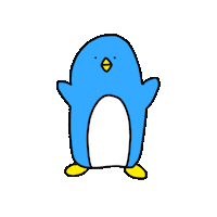 konomiracle crazy animal bird penguin Sticker