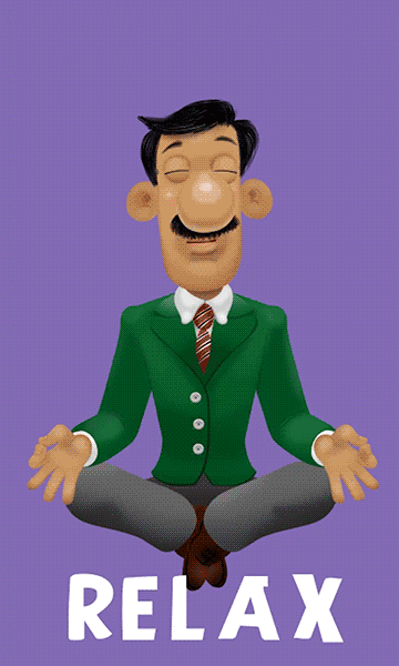 chill relax GIF by Bill Greenhead