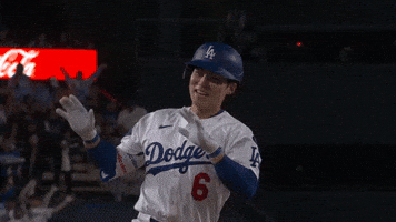 Celebrate Los Angeles Dodgers GIF by MLB