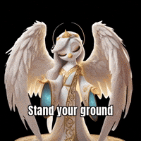 Courage Protect GIF by thedoveinity