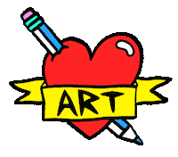 Art School Sticker by Russell Taysom