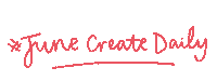 June Create Daily Sticker