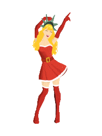 Dance Christmas Sticker by Corporacion English