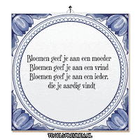 Natuur Gezelligheid Sticker by Tegelspreuken.nl