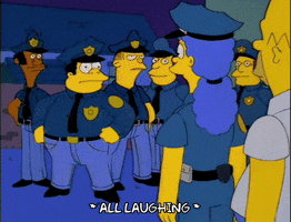 homer simpson laugh GIF
