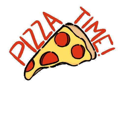 Pizza Time Sticker