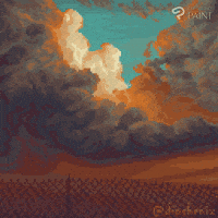 dinchenix art pixel art sunset timelapse GIF
