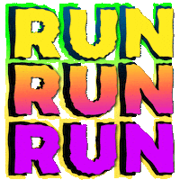 Run Sticker by haydiroket (Mert Keskin)