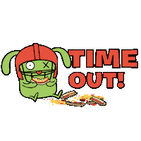 Touch Down Super Bowl Sticker by UglyDolls