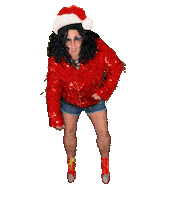 Happy Santa Baby Sticker by Ashley Longshore