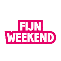 Weekend Tekst Sticker by Essent