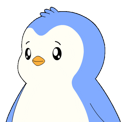 I Love You Wow Sticker by Pudgy Penguins