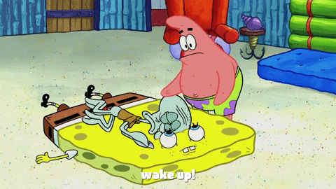 snooze you lose episode 4 GIF by SpongeBob SquarePants