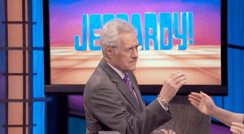 Alex Trebek GIF by Jeopardy!