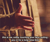 kate beckett kiss GIF