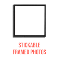 stickies frame frames wallart stickies Sticker