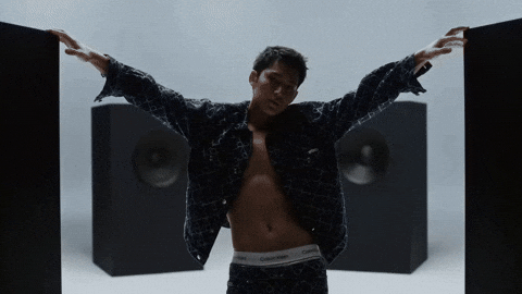 Calvin Klein Photoshoot GIF