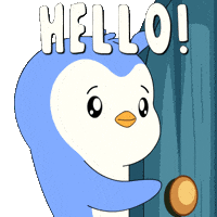 Knock Knock Hello GIF by Pudgy Penguins