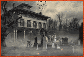 haunted house GIF