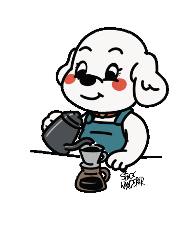 Golden Retriever Dog Sticker by The Space Wanderer