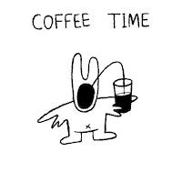 Relaxed Coffee Sticker