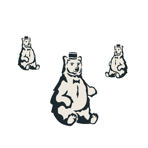 atlas bear love Sticker