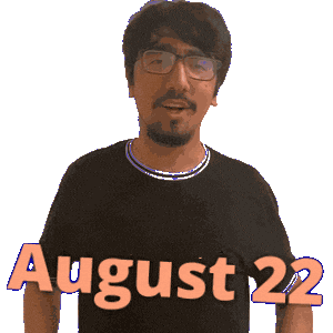 August Sticker